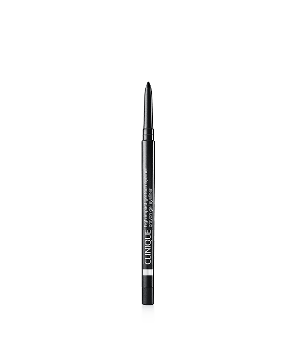 High Impact™ Gel Tech Eyeliner, Color-rich, waterline-safe gel eyeliner glides on smoothly and stays put. 24hr wear on lids. 12hr wear on waterline.